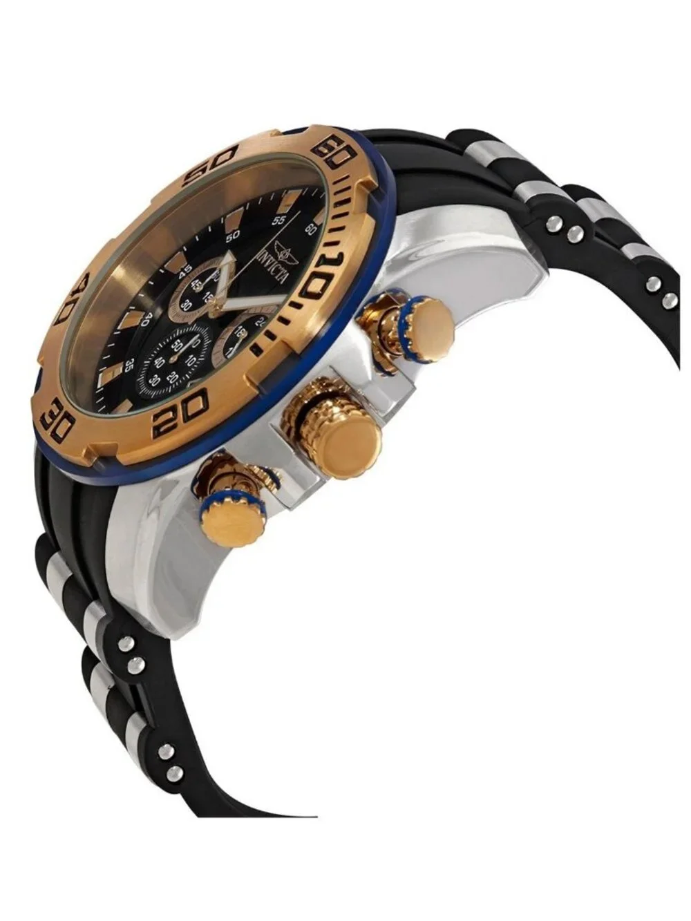 NWT Invicta Pro Diver Chronograph Quartz Black Dial Men's Watch